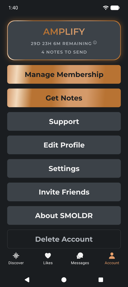Your Account